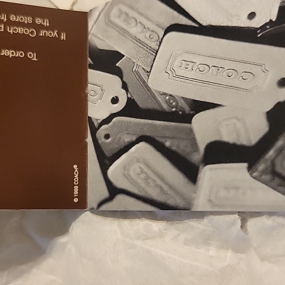 Vintage Coach Mahogany cosmetic case BNWT - Picture 11 of 11